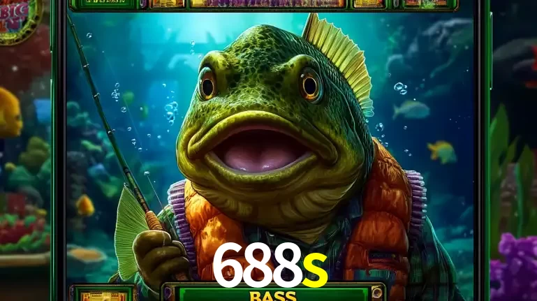 Personagem de peixe pescador do popular jogo de slot com tema de pescaria, uma das emocionantes opções de caça-níqueis para jogar e ganhar no cassino 688s.